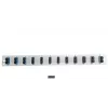 Patch-paneelin lisävaruste EFB Elektronik SB-FP-12SC-D-V-OM4 — 1U rack-asennus, 432×13×43,5 mm, harmaa