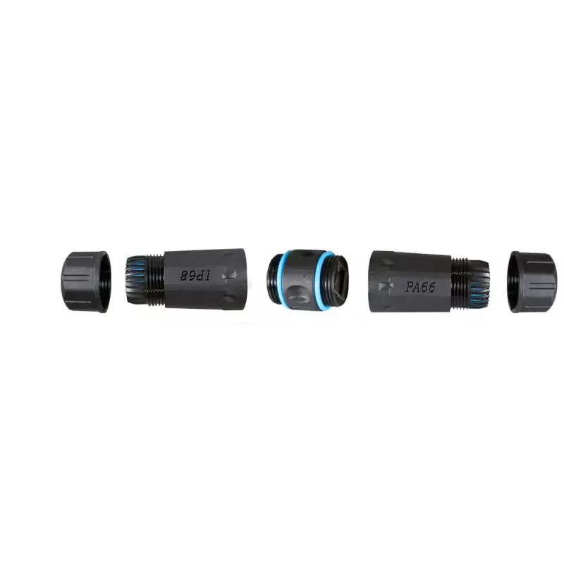 RJ45 Cat.6 IP68 -adapteri EFB Elektronik malli IP68DFKRJ45WP – vesitiivis Ethernet-liitin