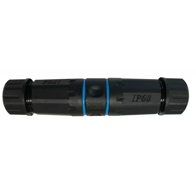RJ45 Cat.6 IP68 -adapteri EFB Elektronik malli IP68DFKRJ45WP – vesitiivis Ethernet-liitin