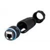 RJ45 Cat.6 IP68 -adapteri EFB Elektronik malli IP68DFKRJ45WP – vesitiivis Ethernet-liitin
