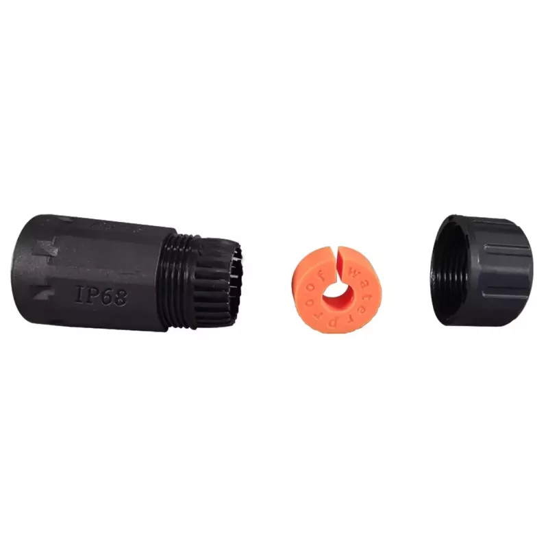 EFB Elektronik IP68DFKRJ456AWP kaapeliliitin 2x RJ-45 musta