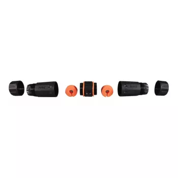 EFB Elektronik IP68DFKRJ456AWP kaapeliliitin 2x RJ-45 musta