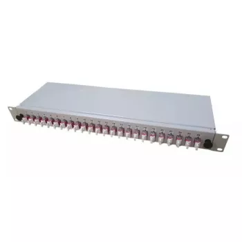 EFB Elektronik B65901.6OM4 Breakout-laatikko, 6x LC Duplex OM4 -liitintä, osittain täytetty, harmaa