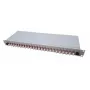 EFB Elektronik B65901.6OM4 Breakout-laatikko, 6x LC Duplex OM4 -liitintä, osittain täytetty, harmaa
