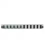 Patchpanel-tarvike EFB Elektronik SB-FP-6SC-D-V-OM4 — räkkiasennus 1U, 432×13×43,5 mm, harmaa