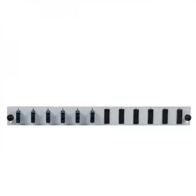 Kytkentäpaneelin lisävaruste EFB Elektronik SB-FP-6SC-D-V-OS2 — 1HE räkki, 432×13×43,5 mm, harmaa
