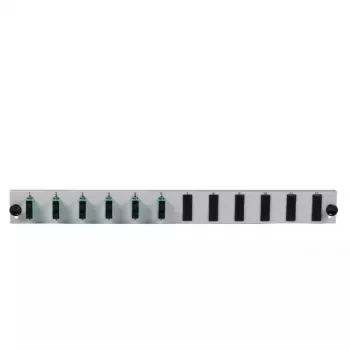 Kytkentäpaneelin lisävaruste EFB Elektronik SB-FP-6SC-D-V-OS2 — 1HE räkki, 432×13×43,5 mm, harmaa