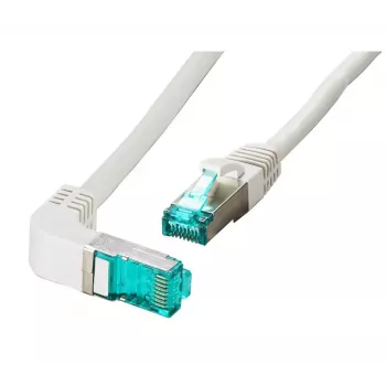 EFB Elektronik MK6001W.0,25G RJ-45 Cat6a S/FTP kulmikas patch-kaapeli, 0,25 m, harmaa