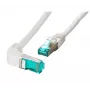 EFB Elektronik MK6001W.0,25B RJ-45 Cat6a S/FTP kulmikas patch-kaapeli, 0,25 m, musta