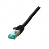 Verkkokaapeli EFB Elektronik MK6001W.0,5B 0,5 m Cat6a S/FTP musta