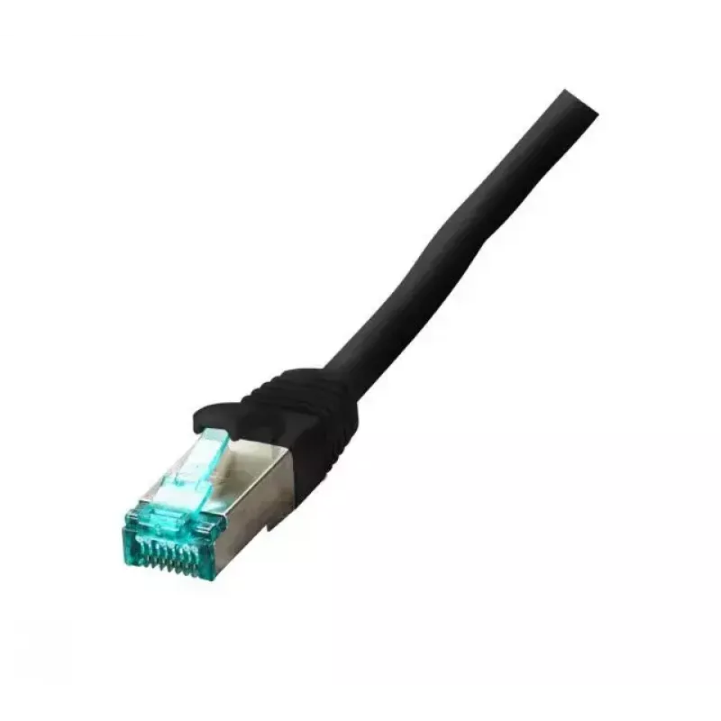 Verkkokaapeli EFB Elektronik MK6001W.0,5B 0,5 m Cat6a S/FTP musta