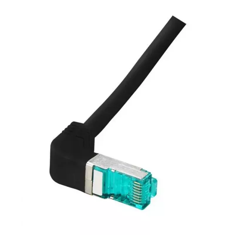Verkkokaapeli EFB Elektronik MK6001W.0,5B 0,5 m Cat6a S/FTP musta