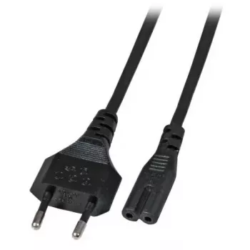 Virtajohto EFB Elektronik Euro-C7, 180° kulma, musta, 5 m, 2×0,75 mm²