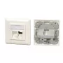 Pistorasiakehys EFB Elektronik ET-25085V3 2 x RJ-45 valkoinen