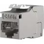 EFB Elektronik RJ45 Keystone Slimline/Shortbody Cat.6A, suojattu, 29,2 mm, työkaluton asennus