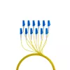 Kuitukaapeli EFB Elektronik O8342S10OS2 12x LC OS2 10 m musta sininen keltainen