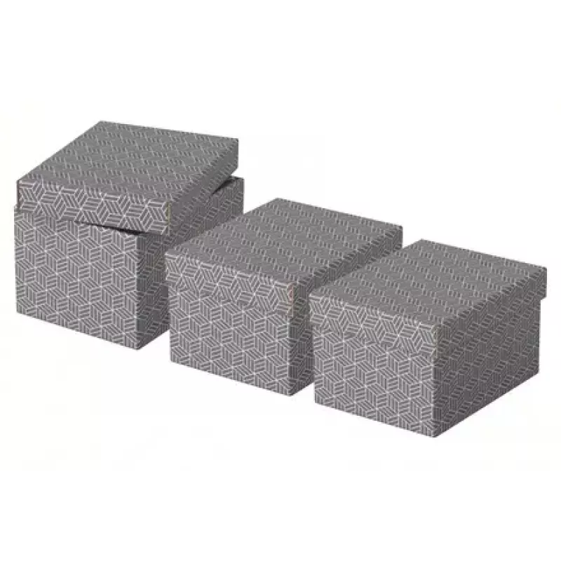 Säilytyslaatikko Esselte 628281 harmaa suorakaide 200x255x150 mm