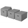 Säilytyslaatikko ESSELTE 628287 suorakaide kartonki harmaa 355×510×305 mm