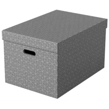 Säilytyslaatikko ESSELTE 628287 suorakaide kartonki harmaa 355×510×305 mm