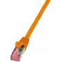 Verkkokaapeli LogiLink Cat.6 S/FTP RJ-45 1m oranssi