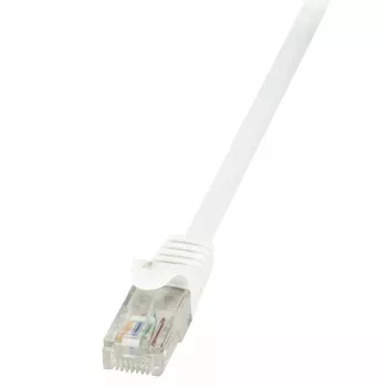 Verkkokaapeli LogiLink 1m RJ-45 Cat6 U/UTP valkoinen
