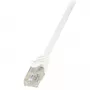 Verkkokaapeli LogiLink 3m RJ-45 Cat6 U/UTP valkoinen