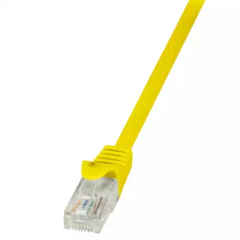 Verkkokaapeli LogiLink 0,5m RJ-45 Cat6 U/UTP keltainen