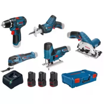 Bosch 0615A0017C 12V akku 5-osainen työkalusarja XL-Boxx-laatikolla