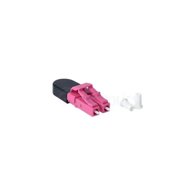 Kuituoptinen adapteri LC BlueOptics BOLBLCOM4 musta pinkki