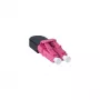 Kuituoptinen adapteri LC BlueOptics BOLBLCOM4 musta pinkki