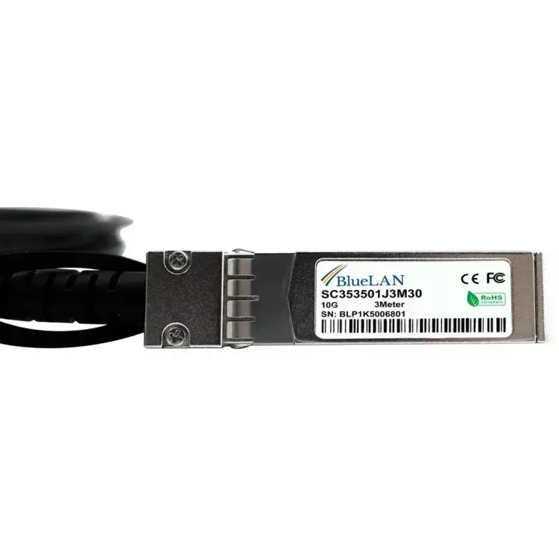 BlueOptics UDC-1-BL InfiniBand-kuitu-kaapeli 1 m SFP+ musta