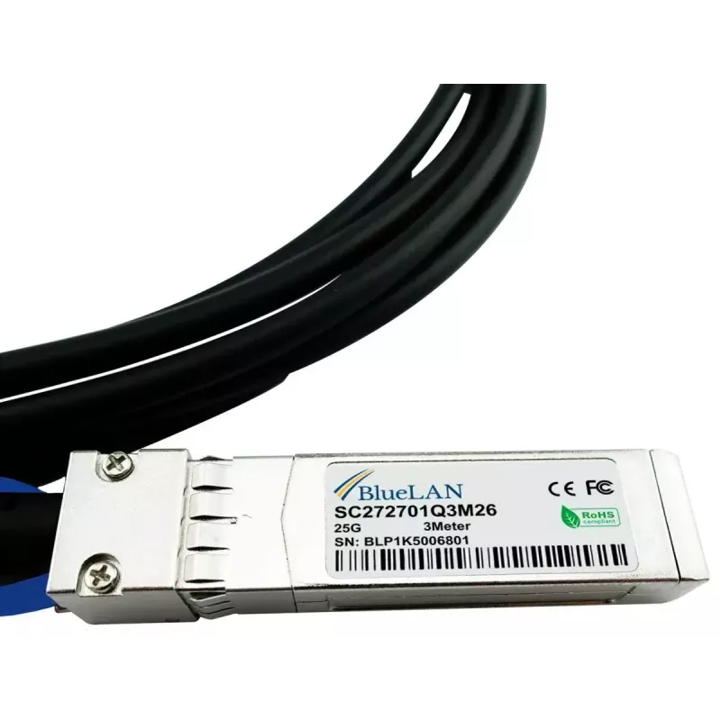 BlueOptics X66130-2-BL InfiniBand-kuitu-kaapeli 2 m SFP28 musta