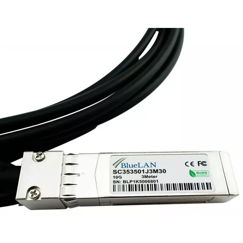 BlueOptics UDC-2-BL InfiniBand-kuitu-kaapeli 2 m SFP+ musta