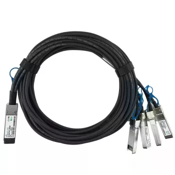 Verkkokaapeli BlueOptics 100G2X25GPD2M-LEG-BL QSFP 4xSFP28 InfiniBand 2 m musta