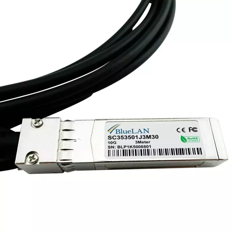 BlueOptics 4WM8D-BL InfiniBand-kuitu-kaapeli 3 m SFP+