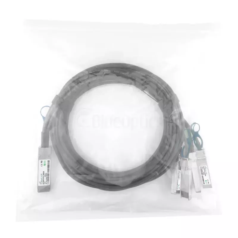 Verkkokaapeli BlueOptics 4Z57A85043-BL QSFP28 4x SFP28 InfiniBand 2 m musta