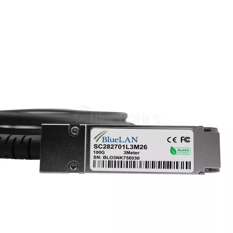 Verkkokaapeli BlueOptics 4Z57A85043-BL QSFP28 4x SFP28 InfiniBand 2 m musta