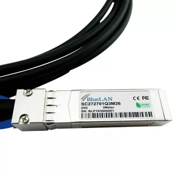DAC-kaapeli BlueOptics SFP-25G-CU3M-BL SFP28 25G 3 m musta