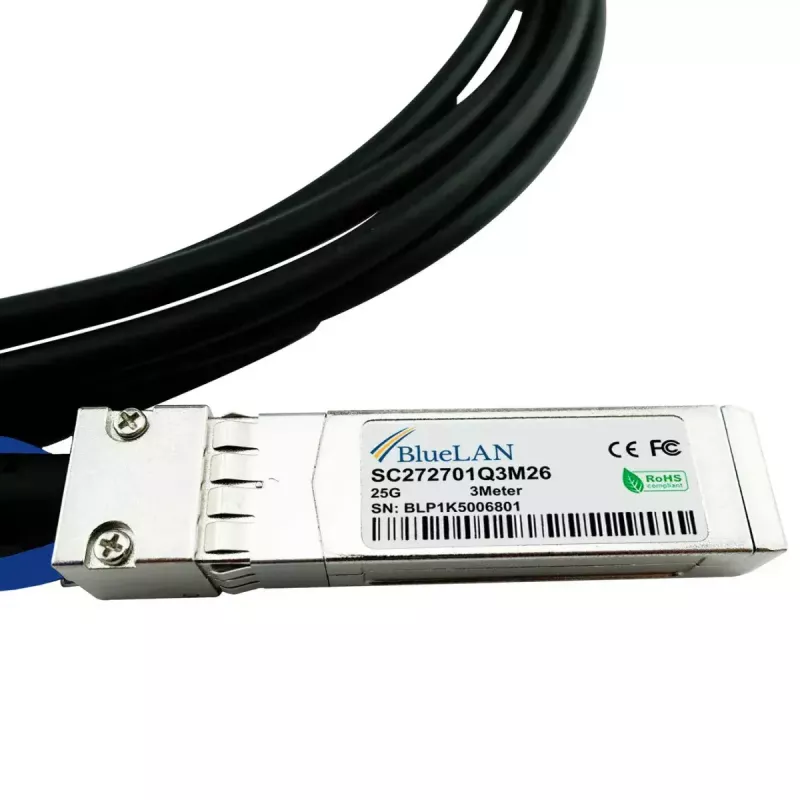 DAC-kaapeli BlueOptics SFP-25G-CU1M-BL SFP28 25G 1 m musta