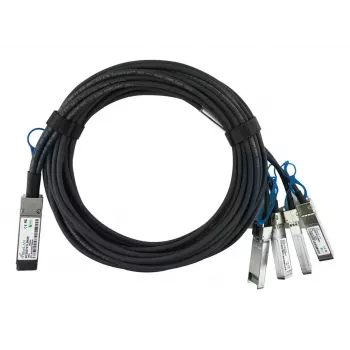 DAC-kaapeli BlueOptics 470-ABOS-BL 2 m QSFP28 4x SFP28 musta