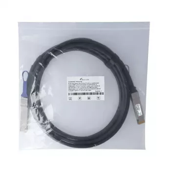DAC-kaapeli BlueOptics PAN-QSFPDD-DAC-1M-BL QSFP-DD InfiniBand 1 m musta