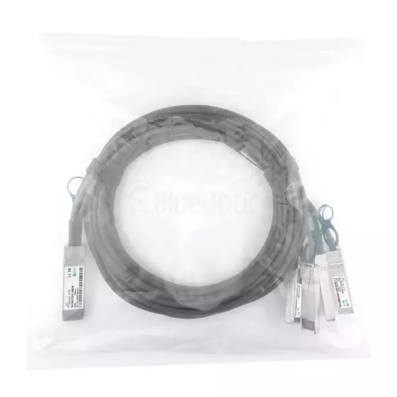 Verkkokaapeli BlueOptics 470-ABQF-BL QSFP28 4xSFP28 InfiniBand 2 m musta