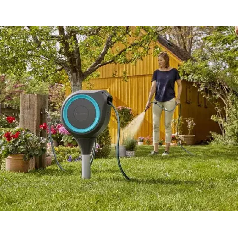 Gardena RollUp S puutarhaletku 15 m maanpäällinen teal