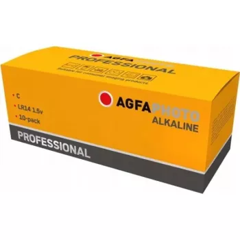 Alkaliparisto AGFA Professional C (Baby) – 10 kpl:n pakkaus