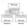 Verkkohaaroitin BTR NETCOM pnp 2 hopea