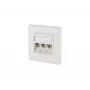 RJ-45-verkkopistorasia BTR NETCOM 1309131002-E valkoinen
