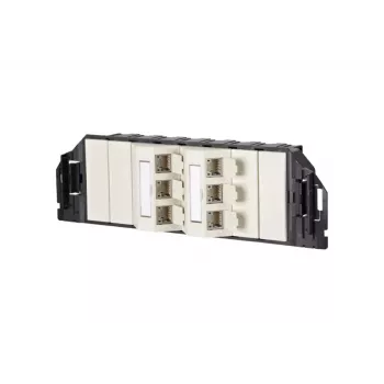 Pistorasia RJ-45 METZ CONNECT 1309310601-E musta