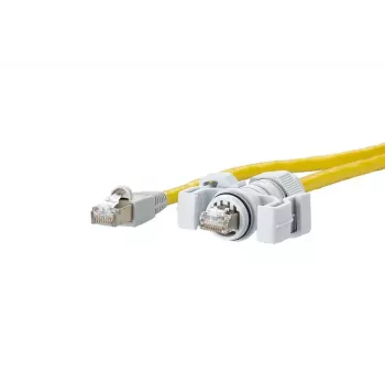 Verkkokaapeli METZ CONNECT E-DAT V6 2m Cat6 S/FTP keltainen