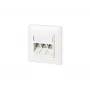 Pistorasia RJ-45 BTR NETCOM 130B11D31002-E valkoinen