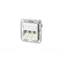 RJ-45-pistorasia BTR NETCOM 130B11D31102-E valkoinen